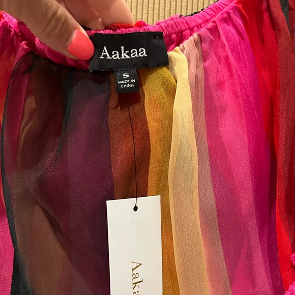 Aakaa maxi dress, new with tags! Size small - Picture 2 of 9